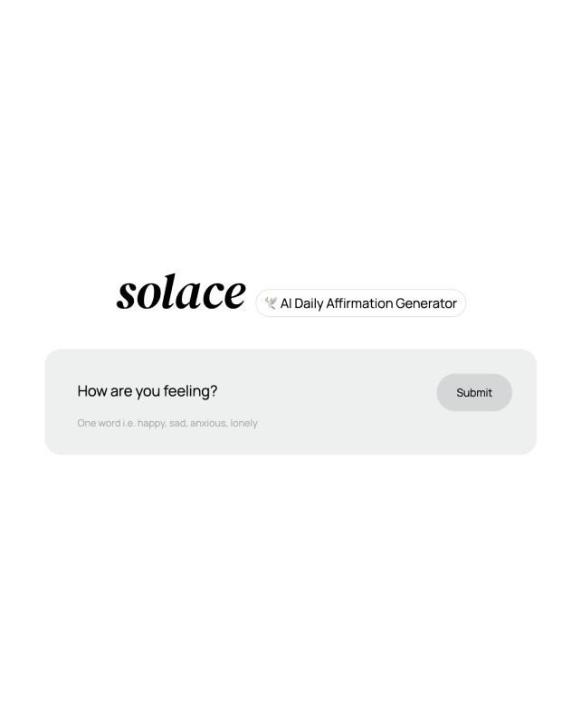 Affirmations app preview